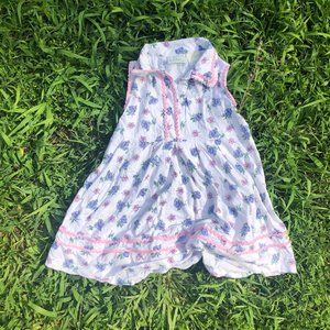 Flower Print Tee Shirt Dress